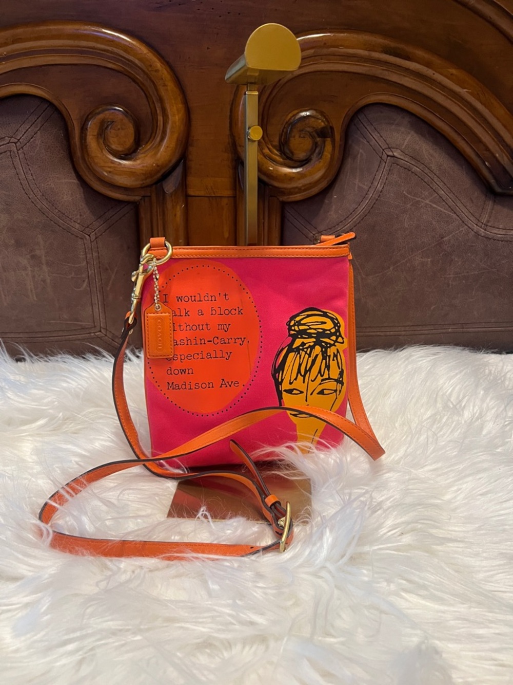 Coach NWOT Bonnie cashin canvas and leather strap Collection Crossbody bag - Picture 3 of 16